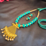 Cotton Beaded Necklace - Image 2