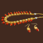 Square Kundan Necklace - Image 4