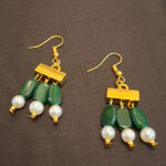 Triple Layered Pearls n Beads Necklace - Image 4