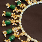 Fullneck Pearl and Kundan Necklace - Image 3