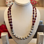 Oxidised Beads Necklace - Image 2