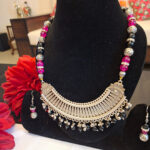 Long Oxidised Pendant Necklace - Image 2